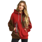 cornell big red splatter effect red hoodie best selling