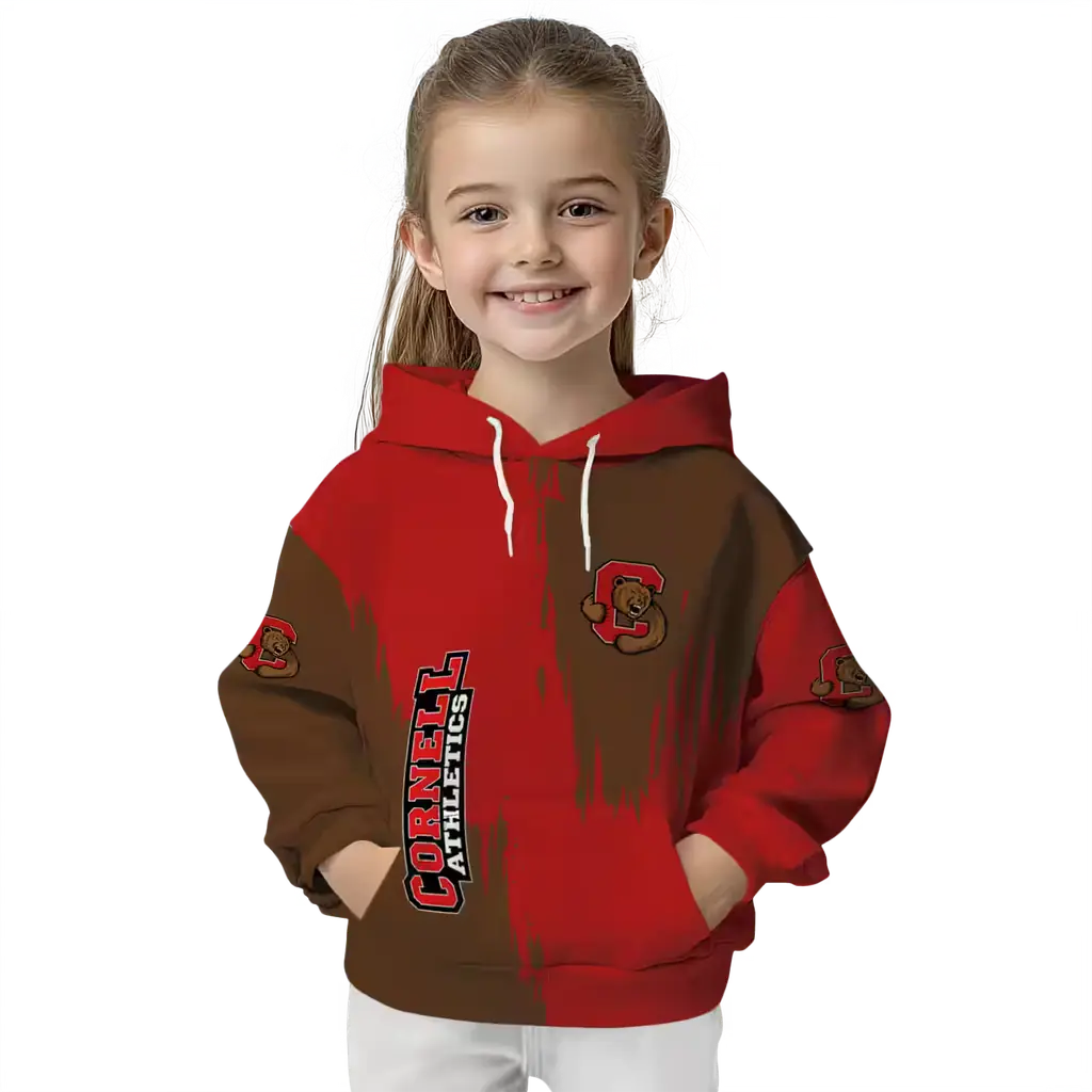 cornell big red splatter effect red hoodie top rated cornell big red splatter effect red hoodie top rated