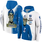 creighton bluejays achmed skull blue hoodie best selling