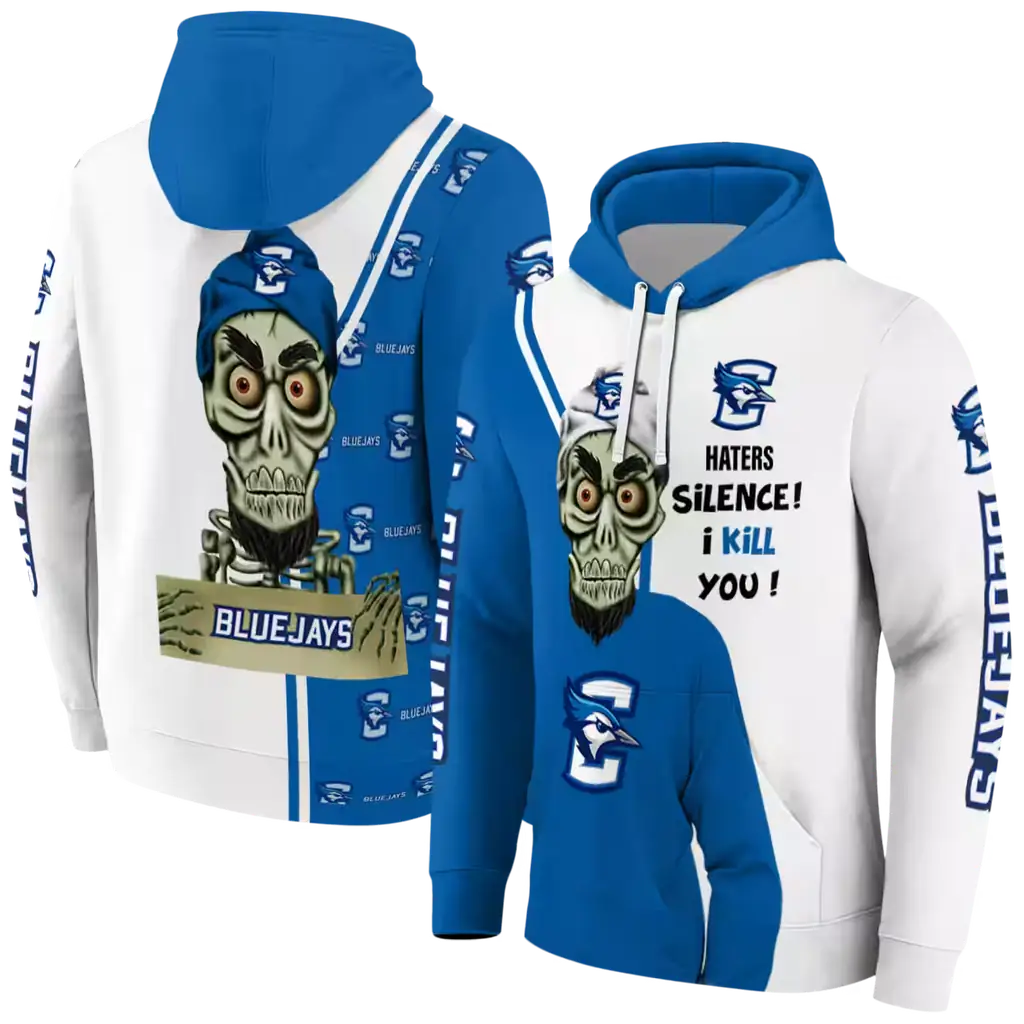 creighton bluejays achmed skull blue hoodie fashion forward creighton bluejays achmed skull blue hoodie fashion forward