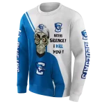 creighton bluejays achmed skull blue hoodie best selling