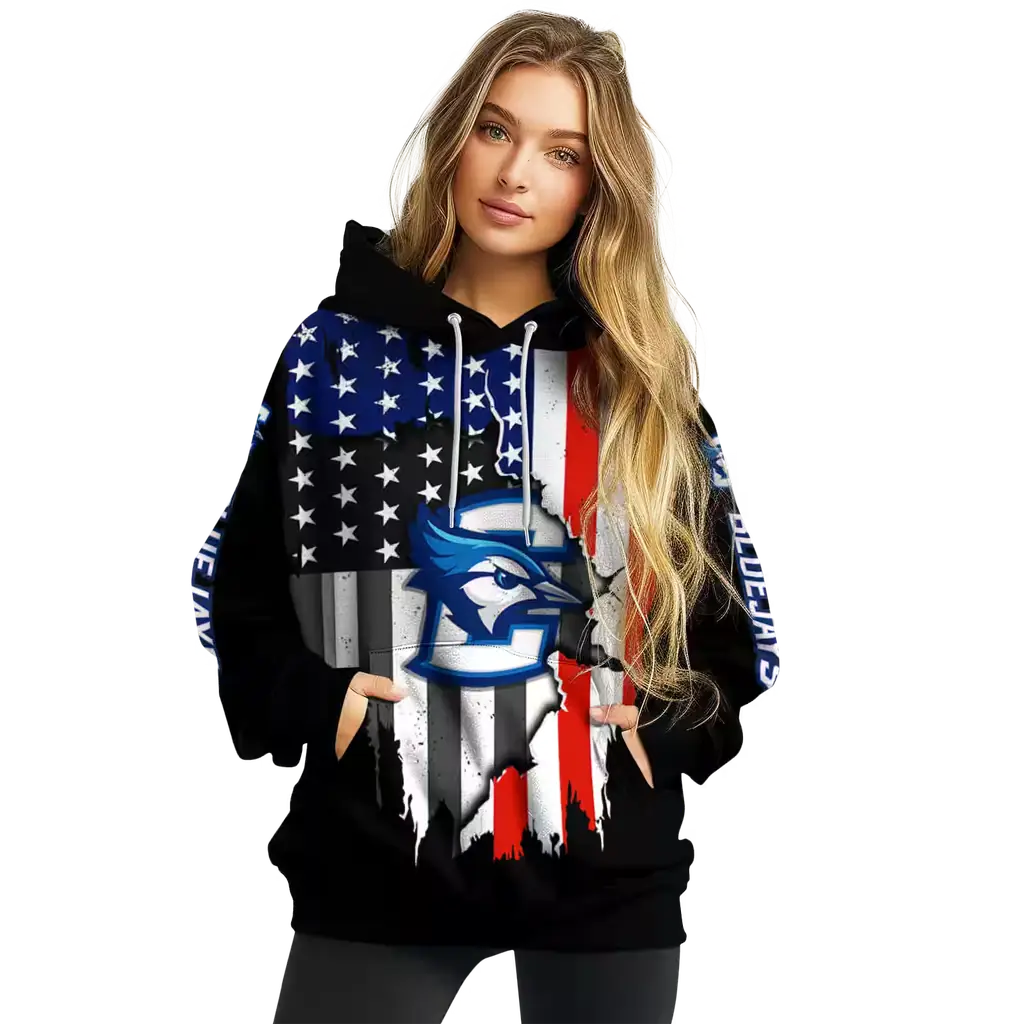 creighton bluejays american pride black hoodie high quality creighton bluejays american pride black hoodie high quality