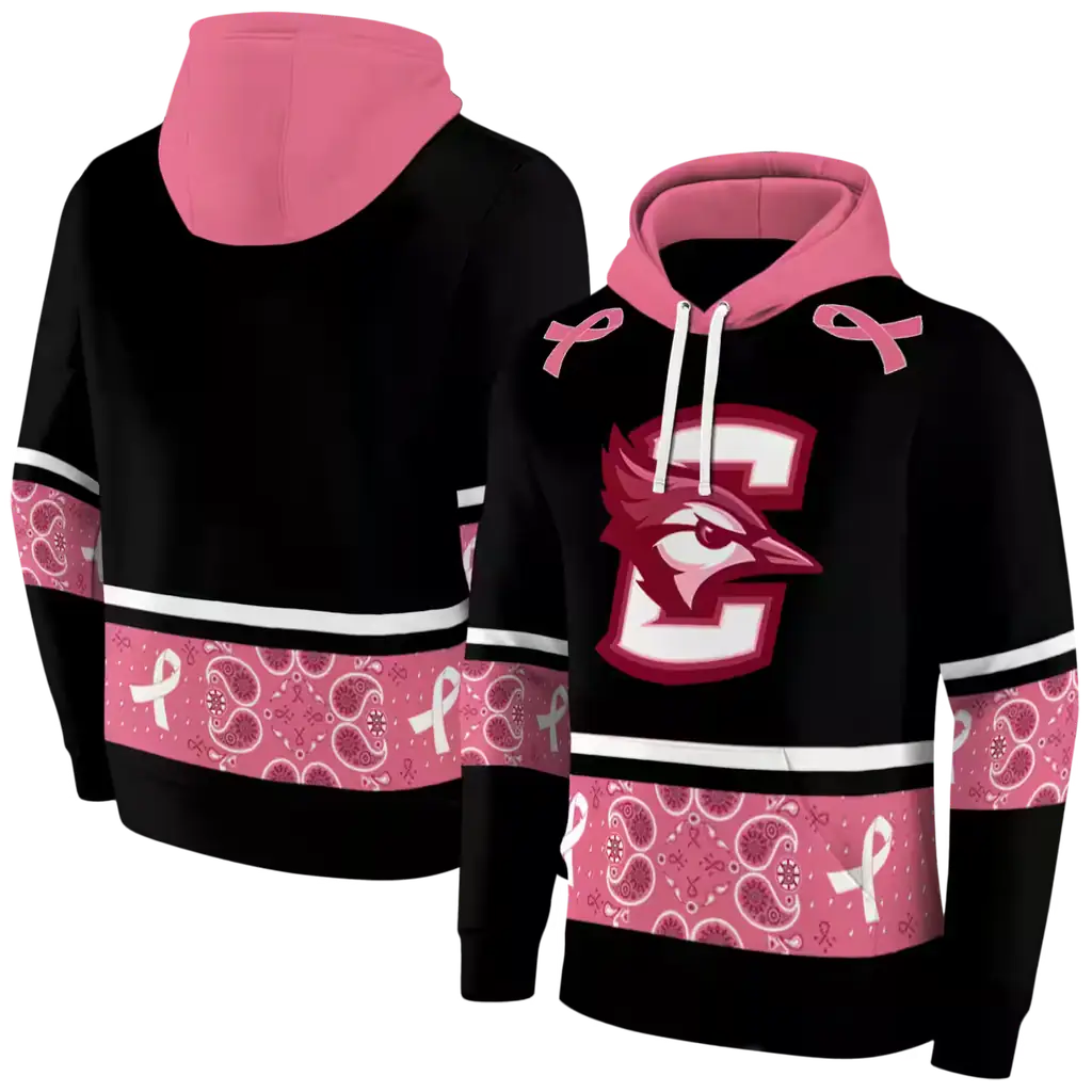 creighton bluejays awareness ribbon black pink hoodie fashion forward creighton bluejays awareness ribbon black pink hoodie fashion forward