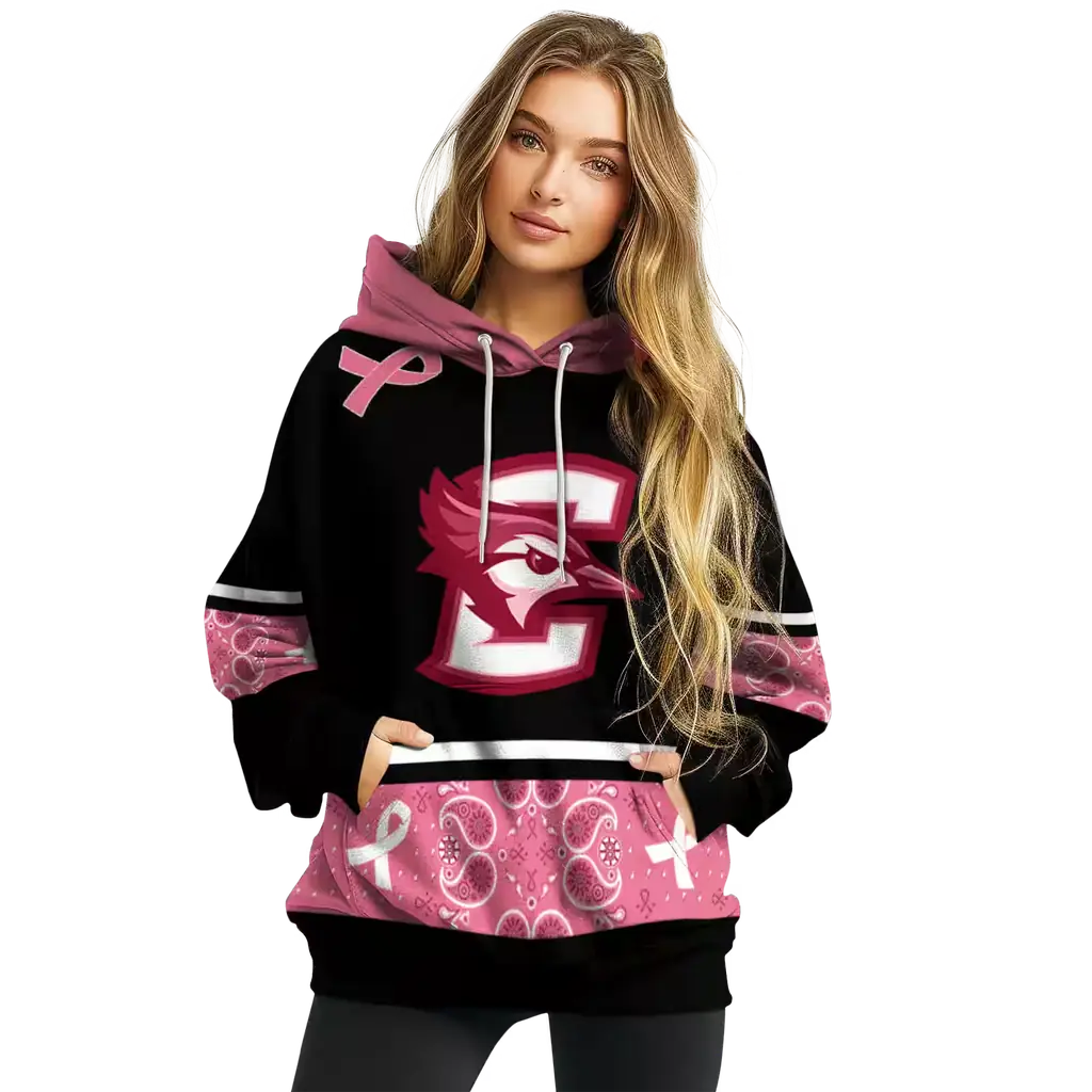 creighton bluejays awareness ribbon black pink hoodie high quality creighton bluejays awareness ribbon black pink hoodie high quality