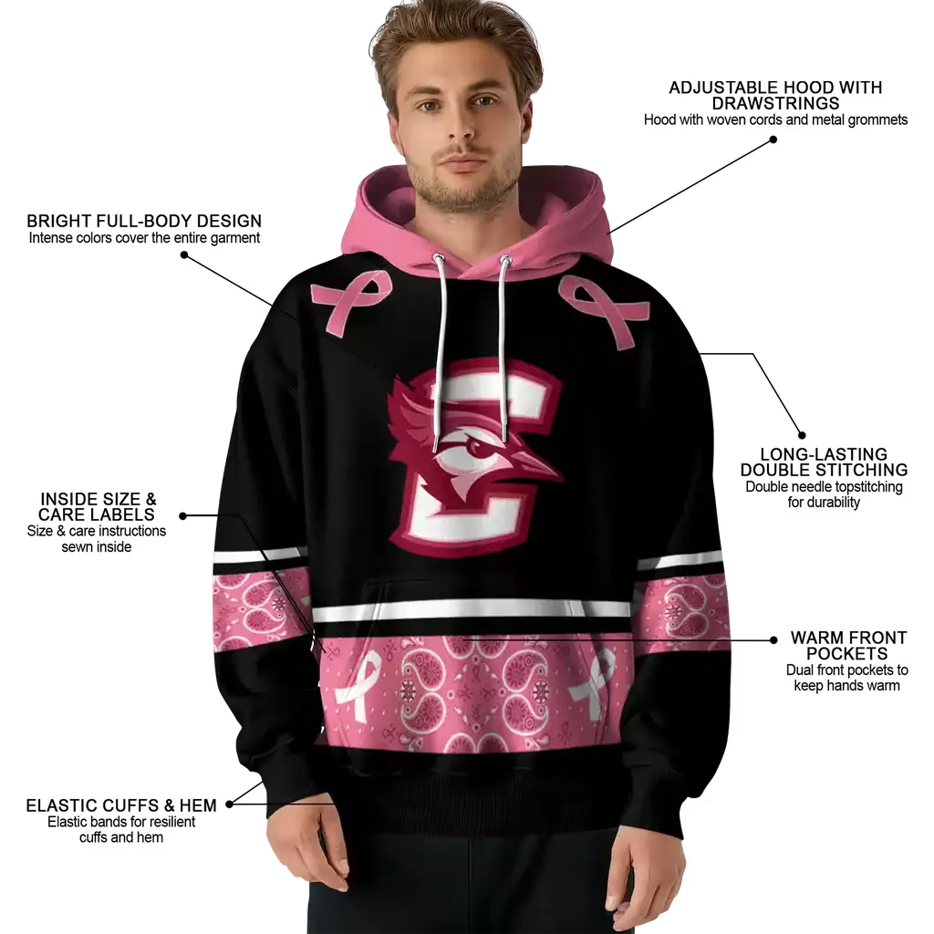 creighton bluejays awareness ribbon black pink hoodie latest model creighton bluejays awareness ribbon black pink hoodie latest model