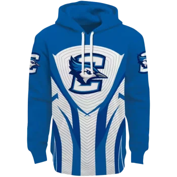 creighton bluejays concentric lines blue black hoodie best selling