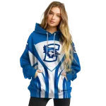 creighton bluejays concentric lines blue black hoodie best selling