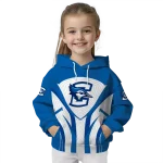 creighton bluejays concentric lines blue black hoodie best selling