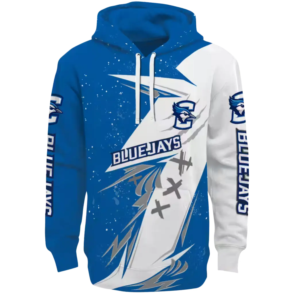 creighton bluejays dynamic slash blue white hoodie best selling creighton bluejays dynamic slash blue white hoodie best selling