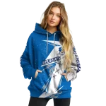 creighton bluejays dynamic slash blue white hoodie best selling