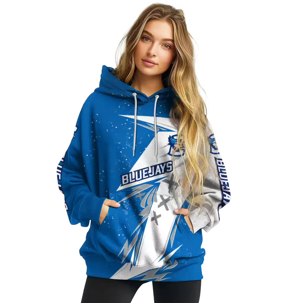 creighton bluejays dynamic slash blue white hoodie high quality creighton bluejays dynamic slash blue white hoodie high quality