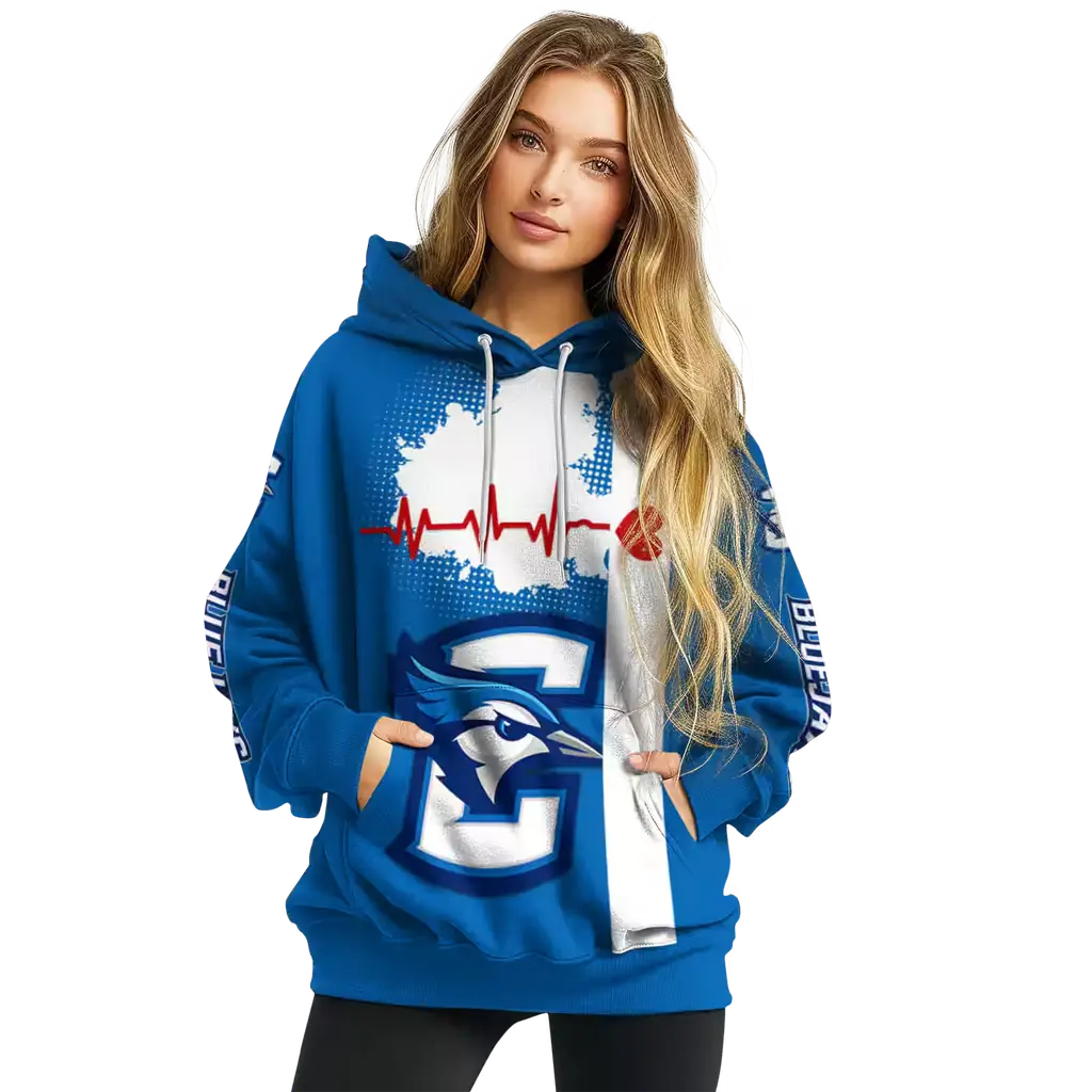 creighton bluejays football heartbeat blue hoodie high quality creighton bluejays football heartbeat blue hoodie high quality