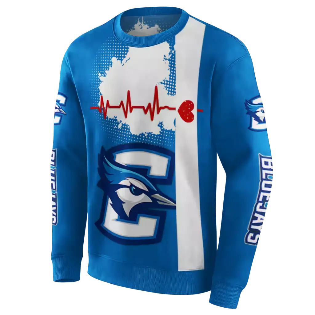 creighton bluejays football heartbeat blue hoodie new arrival creighton bluejays football heartbeat blue hoodie new arrival