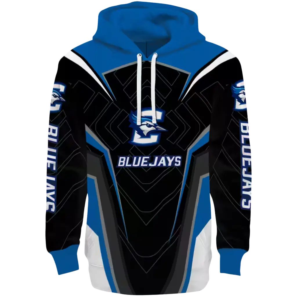 creighton bluejays futuristic pattern blue black hoodie best selling creighton bluejays futuristic pattern blue black hoodie best selling