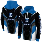 creighton bluejays futuristic pattern blue black hoodie best selling