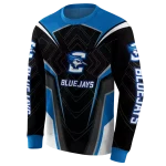 creighton bluejays futuristic pattern blue black hoodie best selling