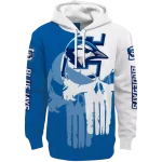creighton bluejays graphic punisher blue white hoodie best selling