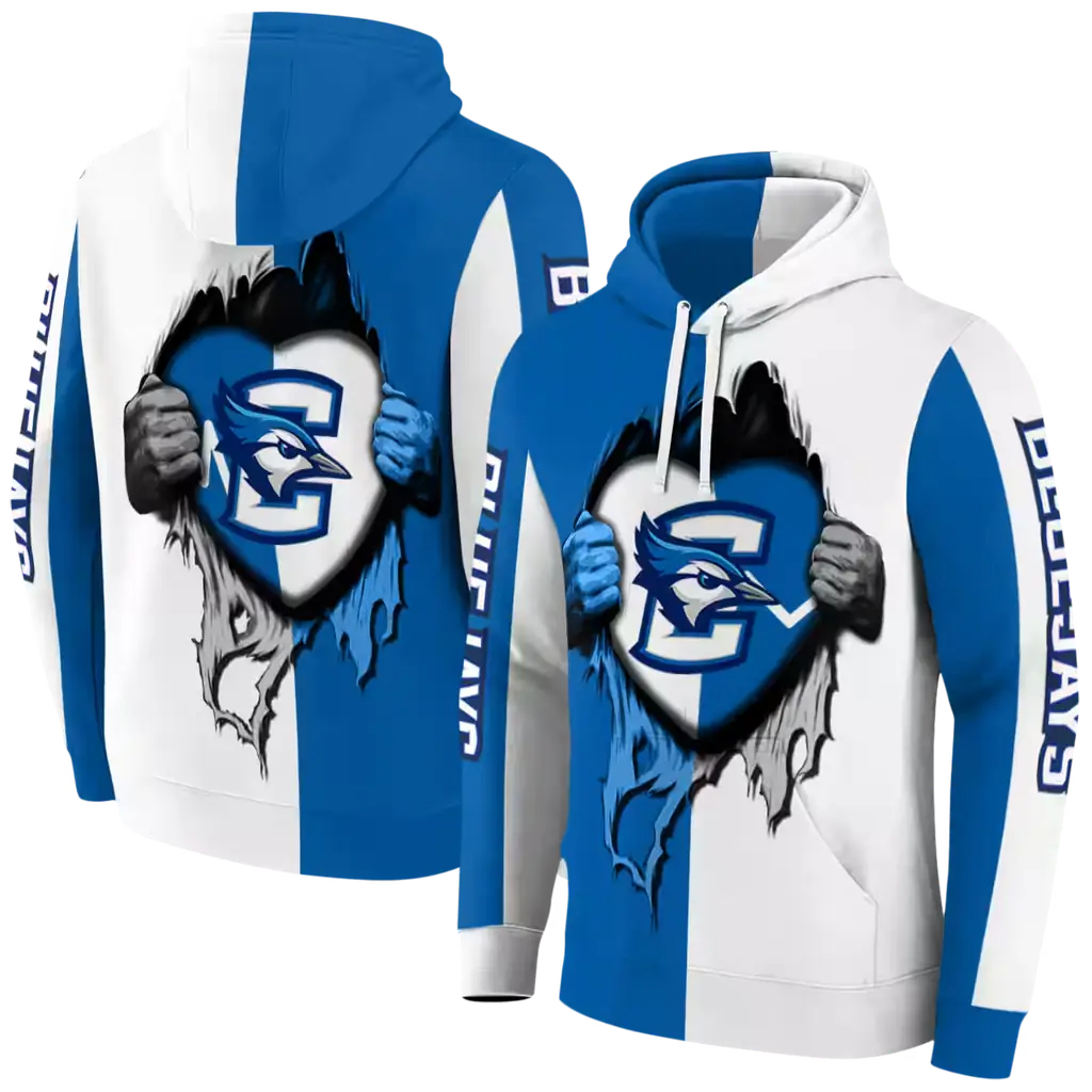 creighton bluejays heartbeat graphic blue hoodie fashion forward creighton bluejays heartbeat graphic blue hoodie fashion forward