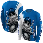creighton bluejays jack skellington blue hoodie best selling