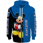 creighton bluejays mickey mouse blue black hoodie best selling
