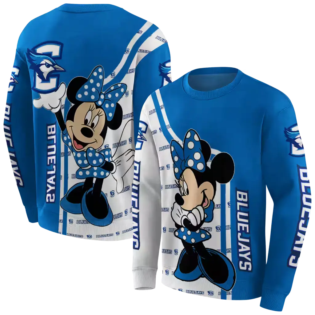 creighton bluejays minnie mouse blue hoodie premium grade creighton bluejays minnie mouse blue hoodie premium grade