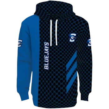 creighton bluejays monogram pattern blue hoodie best selling