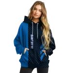 creighton bluejays monogram pattern blue hoodie best selling
