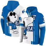 creighton bluejays playful snoopy blue hoodie best selling