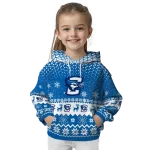 creighton bluejays reindeer motif blue hoodie best selling