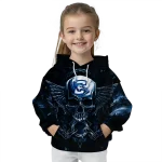 creighton bluejays skull artwork blue black hoodie best selling