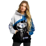 creighton bluejays skull punisher white black hoodie best selling