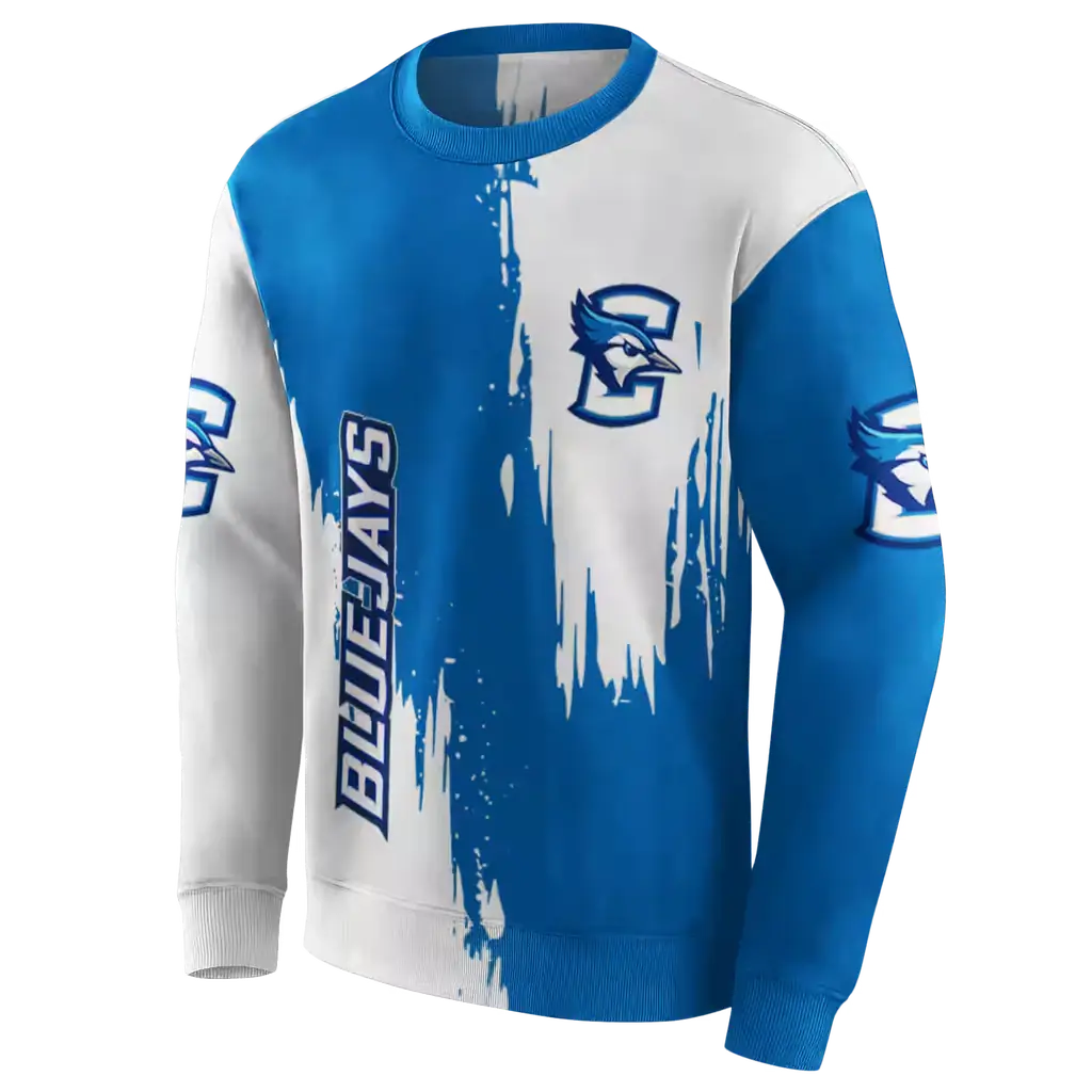 creighton bluejays splatter effect blue hoodie new arrival creighton bluejays splatter effect blue hoodie new arrival