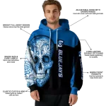creighton bluejays sugar skull blue black hoodie best selling