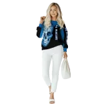 creighton bluejays sugar skull blue black hoodie best selling