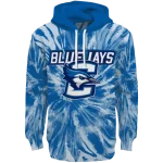 creighton bluejays tie dye pattern blue hoodie best selling