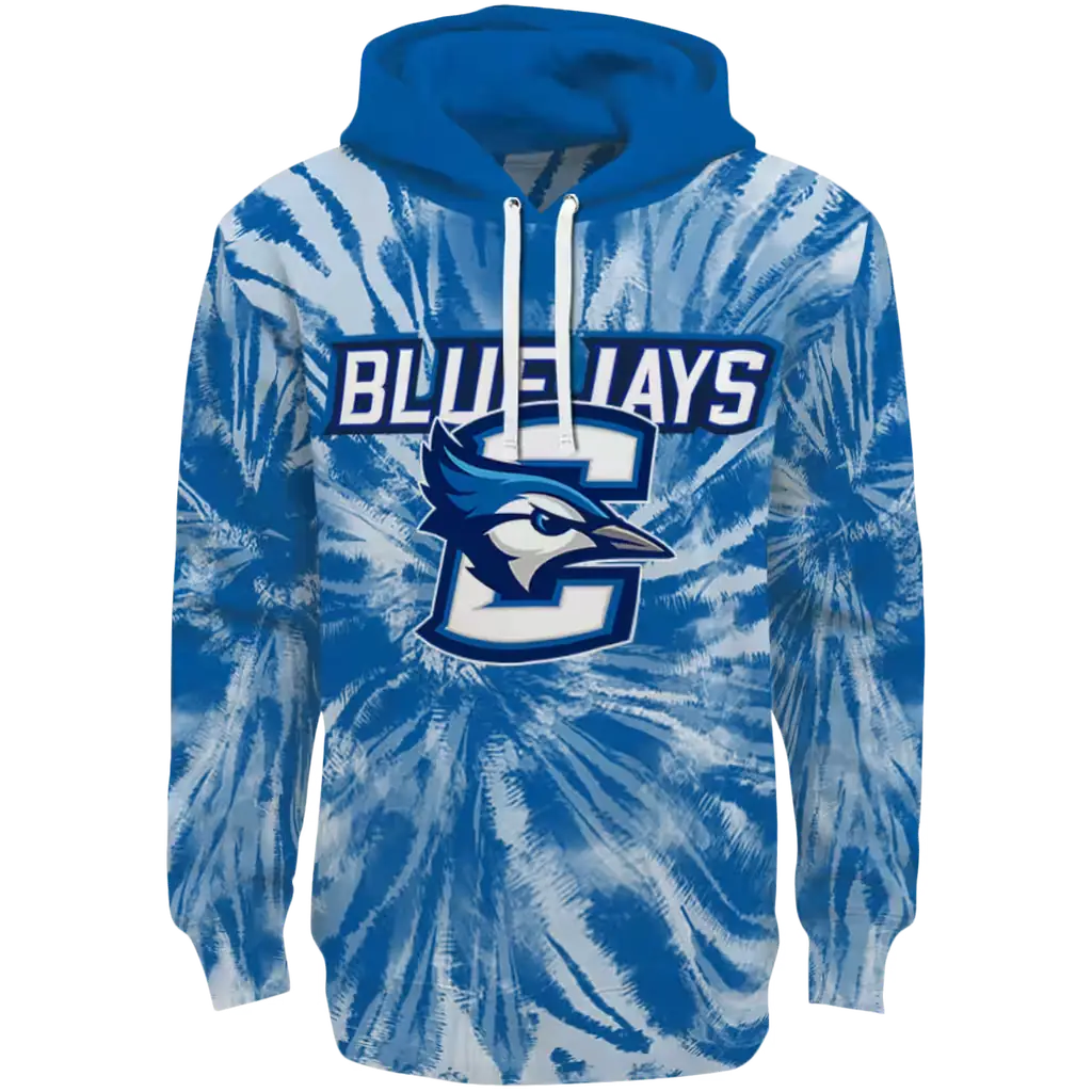 creighton bluejays tie dye pattern blue hoodie best selling creighton bluejays tie dye pattern blue hoodie best selling