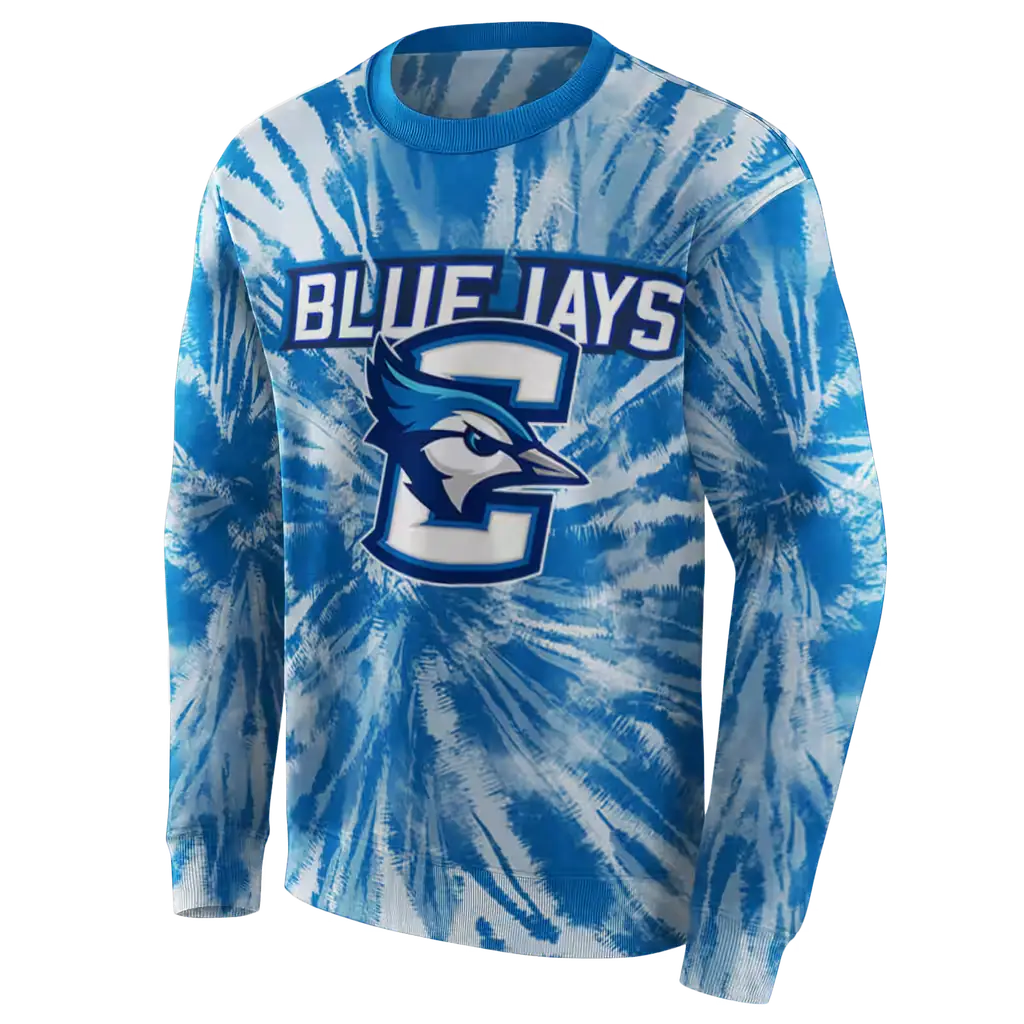 creighton bluejays tie dye pattern blue hoodie new arrival creighton bluejays tie dye pattern blue hoodie new arrival
