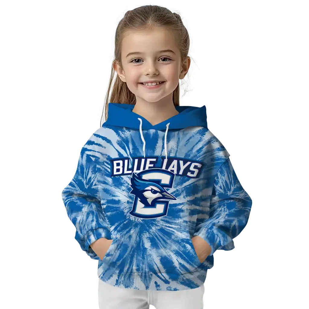 creighton bluejays tie dye pattern blue hoodie top rated creighton bluejays tie dye pattern blue hoodie top rated