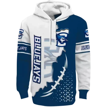 creighton bluejays triangular pattern blue white hoodie best selling