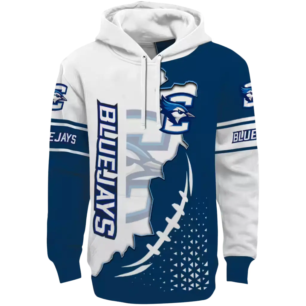 creighton bluejays triangular pattern blue white hoodie best selling creighton bluejays triangular pattern blue white hoodie best selling