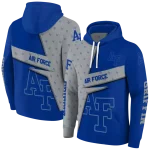 custom air force falcons abstract shape blue hoodie best selling