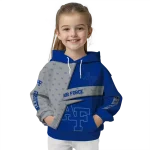 custom air force falcons abstract shape blue hoodie best selling