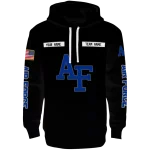 custom air force falcons punisher skull black hoodie best selling