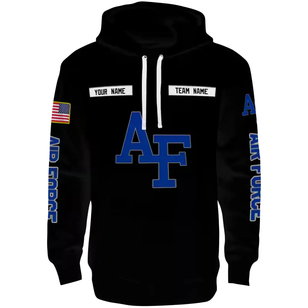 custom air force falcons punisher skull black hoodie best selling custom air force falcons punisher skull black hoodie best selling