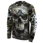 custom akron zips camo skull hoodie best selling