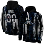 custom akron zips distressed flag blue black hoodie best selling
