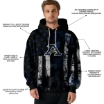 custom akron zips distressed flag blue black hoodie best selling