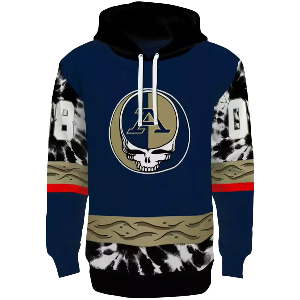 custom akron zips grateful vibes blue hoodie best selling custom akron zips grateful vibes blue hoodie best selling
