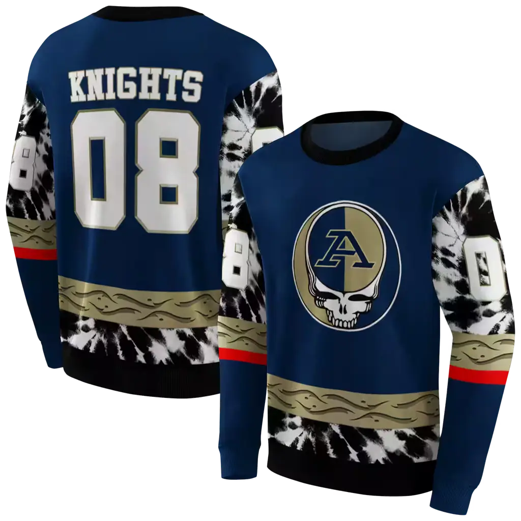 custom akron zips grateful vibes blue hoodie premium grade custom akron zips grateful vibes blue hoodie premium grade