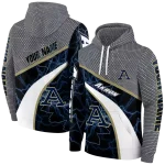 custom akron zips hexagonal mesh blue black gray hoodie best selling